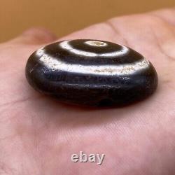 Wonderful Ancient Old Agate eye Tibetan Rare Eyes? Old Lucky Dzi Bead