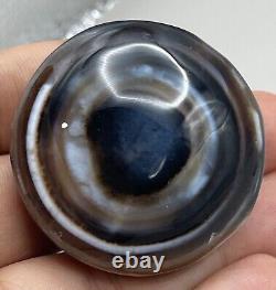 Wonderful Authentic Ancient Rare eyes Himalayan Tibetan old Dzi bead