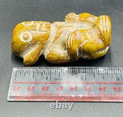 Wonderful Rare ancient Stone figurine Bead Amulet charm