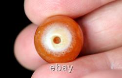 Wonderful Swat Valley Ancient Red Carnelian Bead Massive 17mm #A501 Rare Stone