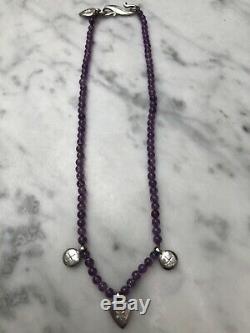 Wright and Teague Amethyst and silver necklace Rare